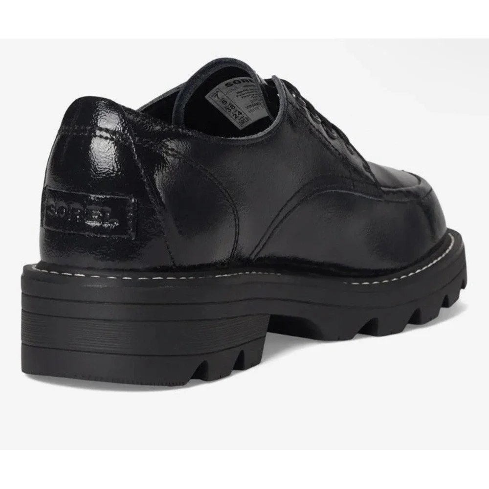 New SOREL Sz 9 Revel Ave Derby Oxfords Leather Lace Up Shoes $140 *read*